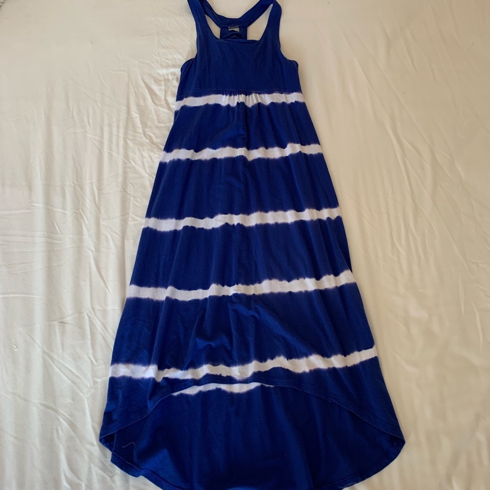 Blue & White Dress